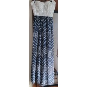 HP🎉 🌊Boho Padded Bra Maxi Dress - Size M